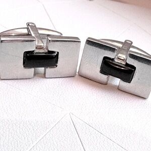 💥Stunning Rare Edgy Vintage Moores Pronto Uomo Men’s Cufflinks
